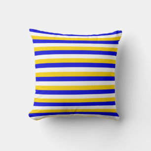 Bosnia Herzegovina Uruguay flag stripes country pa Throw Pillow