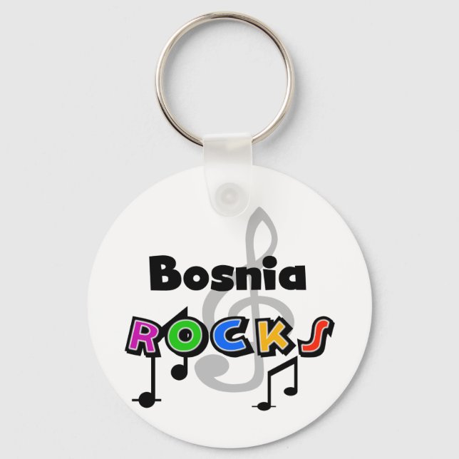Bosnia Rocks Keychain (Front)