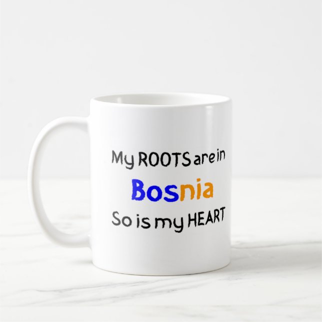 bosnia roots coffee mug (Left)