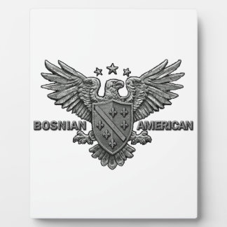 Bosnian American Themed Apparel Plaque
