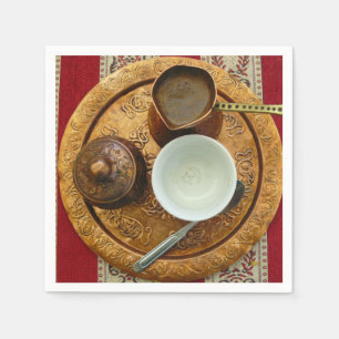 Bosnian coffee set Mostar Napkin