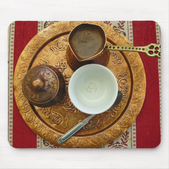 Bosnian coffee set mousepad (Front)
