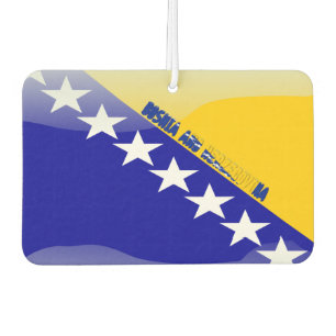 Bosnian flag air freshener