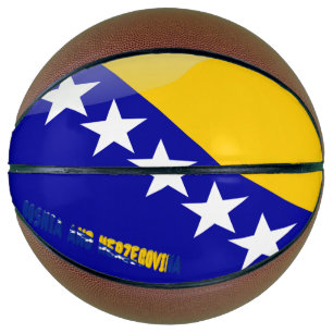 Bosnian flag basketball