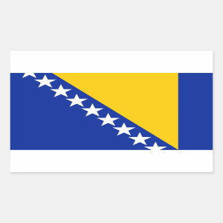 Bosnian Flag, Flag of Bosnia and Herzegovina Sticker