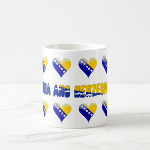 Bosnian heart coffee mug