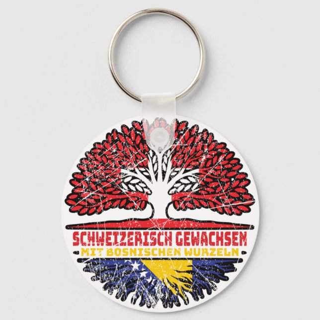 Bosnian Switzerland Keychain (Front)