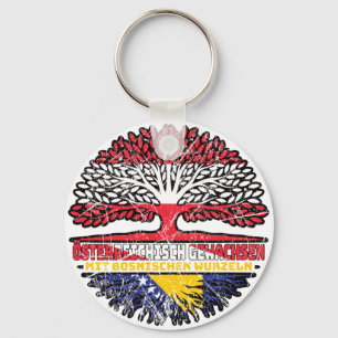 Bosnien Bosnisch Österreichisch Österreich Baum Keychain