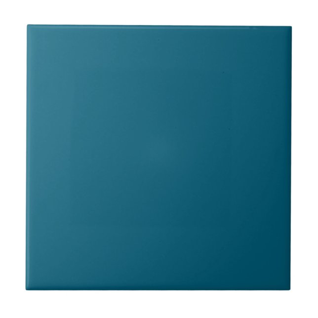 Bosporus Strait Blue Square Kitchen and Bathroom Tile (Front)
