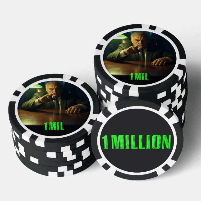 Boss 1 million dollars poker chip (Stack)