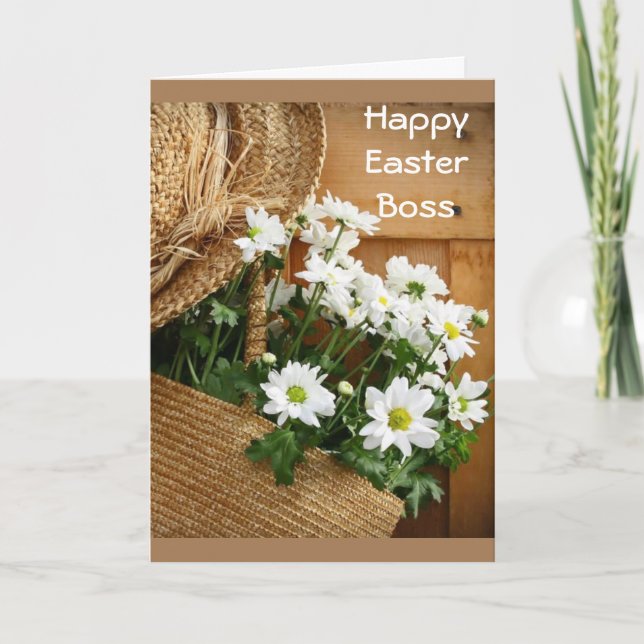 **BOSS** À VOUS À LA CARTE DE VACANCES DE PÂQUES (Devant)