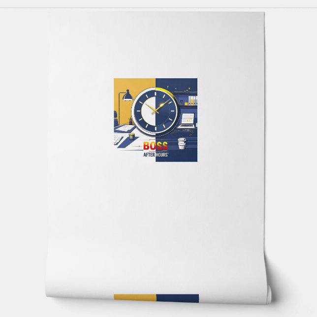 "Boss After Hours" – Hustle Beyond 9-5 Wallpaper (Unrolling)