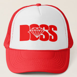 Boss all day trucker hat