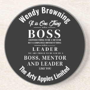 Boss appreciation week  coaster