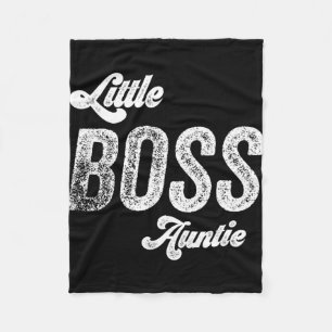 Boss Auntie Baby Mothers Day  Fleece Blanket