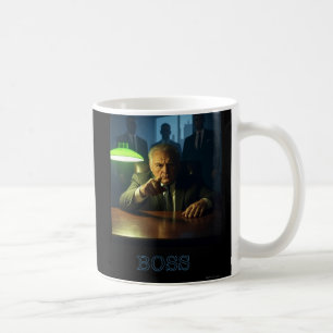 Boss avec texte à gauche tasse