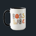 Boss Babe Coffee Mug<br><div class="desc">Power through the day with this encouraging Boss Babe coffee mug.</div>