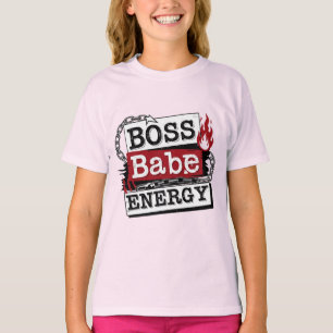 Boss Babe Energy – Pink Power Tee