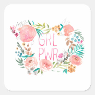 Boss Babe Ii Square Sticker