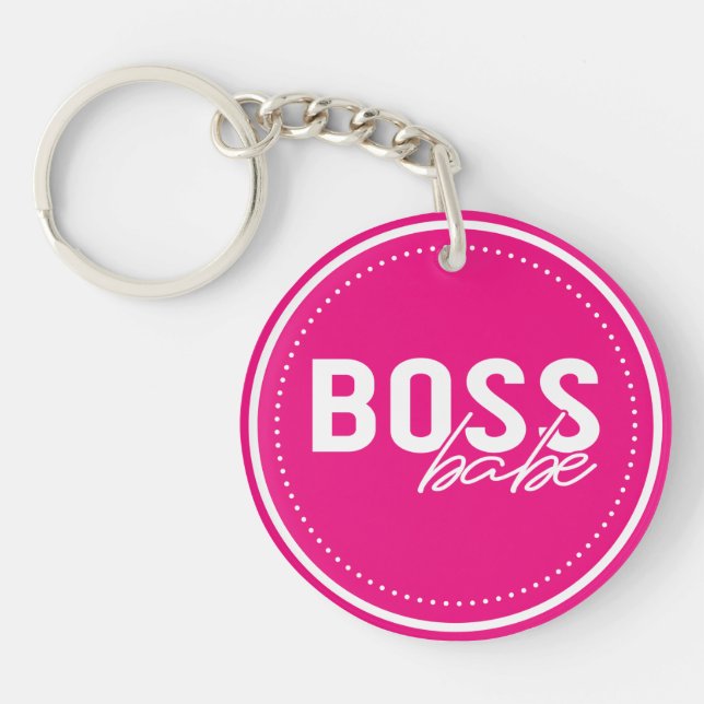 Boss Babe  Keychain (Front)