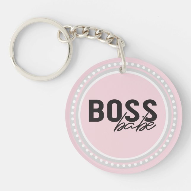 Boss Babe Keychain (Front)