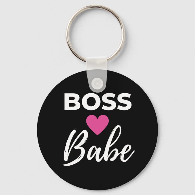 Boss Babe Keychain (Front)