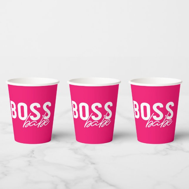 Boss Babe Paper Cups (Multi)