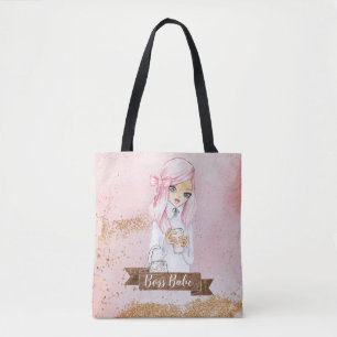 Boss Babe Planner for Boss Girls Tote Bags