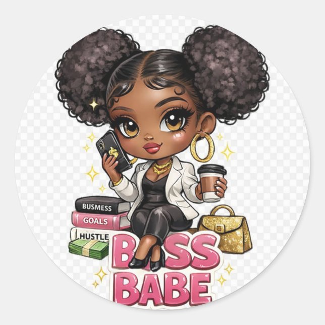 boss babe sticker (Front)