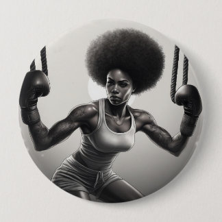 boss badge 4 inch round button