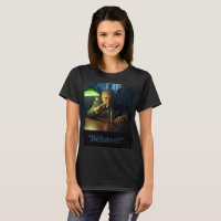 Boss behave women black T-shirt