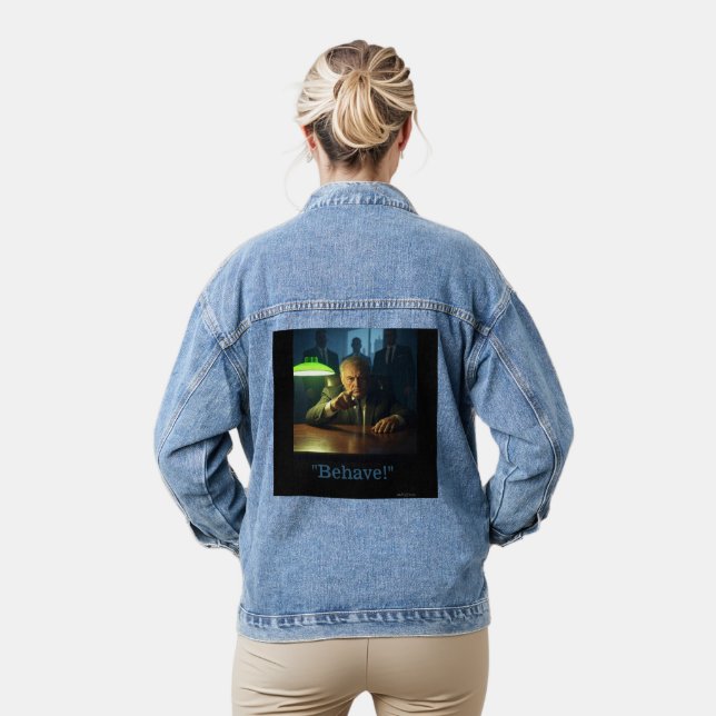 Boss behave women denim jacket (Model)