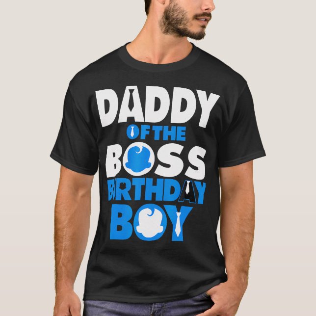 Boss Birthday Girl Baby Family Party T-Shirt (Front)