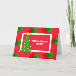 Boss Christmas Cards | Zazzle CA