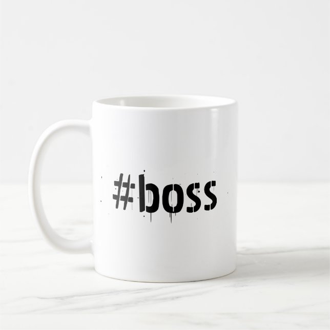 Boss Coffee Mug (Left)