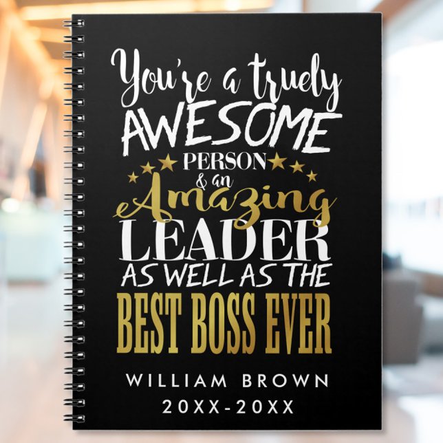 BOSS DAY, Boss Week, Boss gift, BOSS Notebook (Creator Uploaded)
