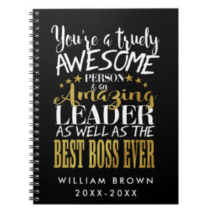 BOSS DAY, Boss Week, Boss gift, BOSS Notebook