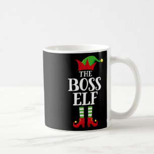 Boss Elf Family Matching Christmas Group Elf Pajam Coffee Mug