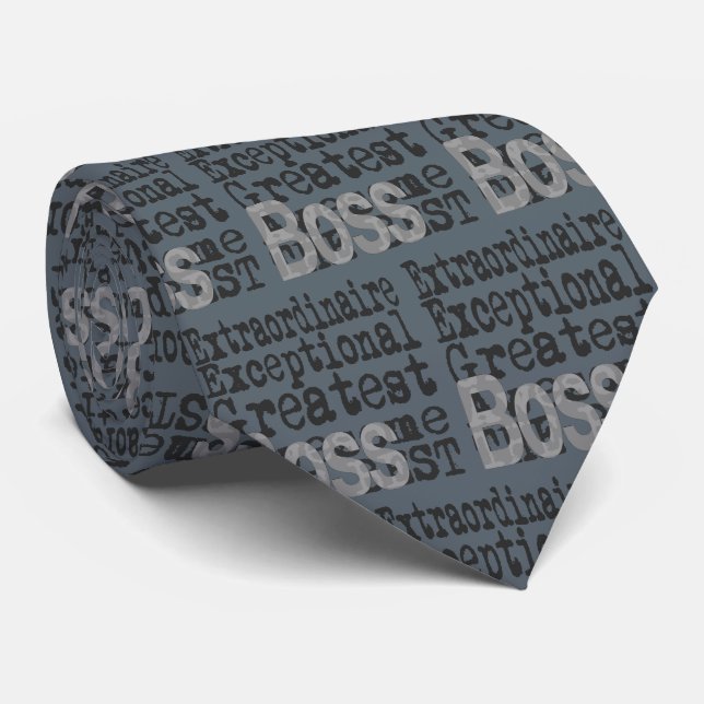 Boss Extraordinaire Tie (Rolled)