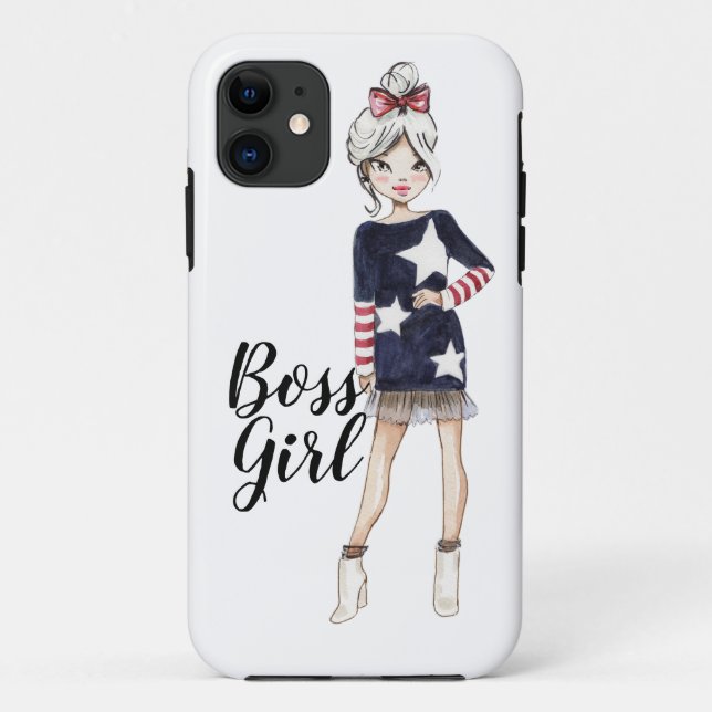 Boss Girl I phone case (Back)