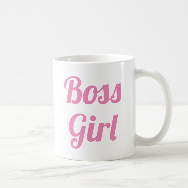 Boss Girl | Slogan Mug | handwritten typo (Right)