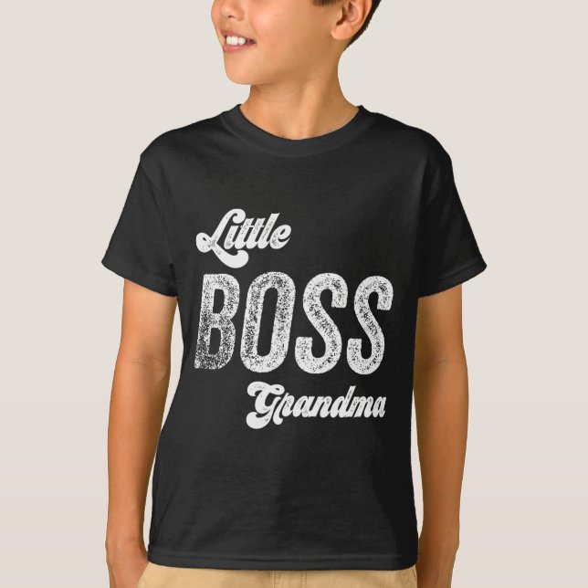 Boss Grandma Baby Mothers Day  T-Shirt (Front)