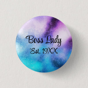 Boss Lady  1 Inch Round Button