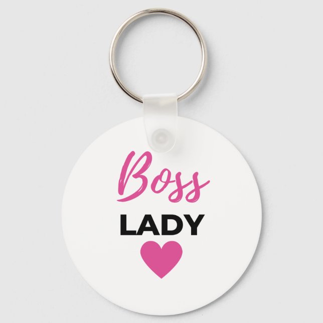 Boss Lady 2 Keychain (Front)