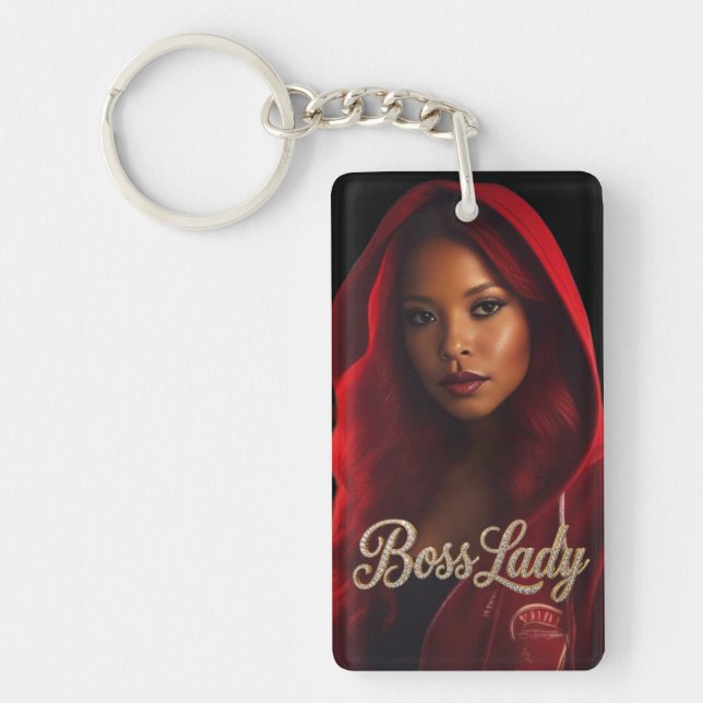 Boss Lady Acrylic Keychain (Front)