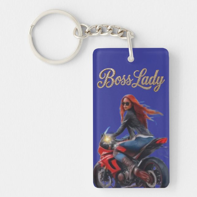 Boss Lady Acrylic Keychain (Devant)