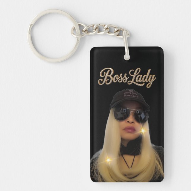 Boss Lady Acrylic Keychain (Front)