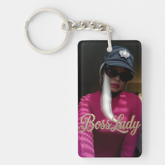 Boss Lady Acrylic Keychain (Front)