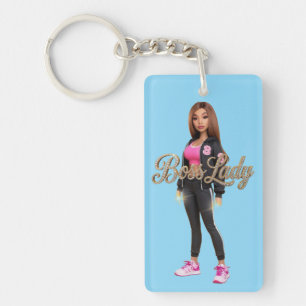 Boss Lady Acrylic Keychain