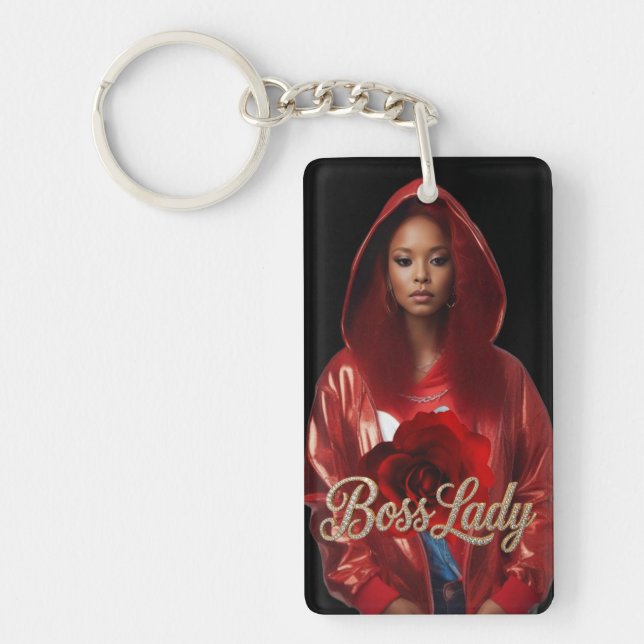 Boss Lady Acrylic Keychain (Front)